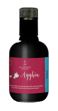 250ml Olio di Oliva Extra Vergine Biologico mit Bio-Knoblauch-Extrakt, vegan